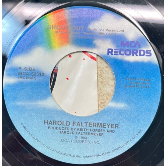 Glenn Frey The Heat is On / Harold Faltermeyer Shoot Out 45 Beverly Hills Cop - Picture 6 of 8